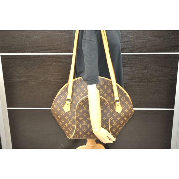 Authentic Louis Vuitton Monogram Ellipse Shopping Shoulder Bag M51128 LV 1405B - Picture 12 of 12
